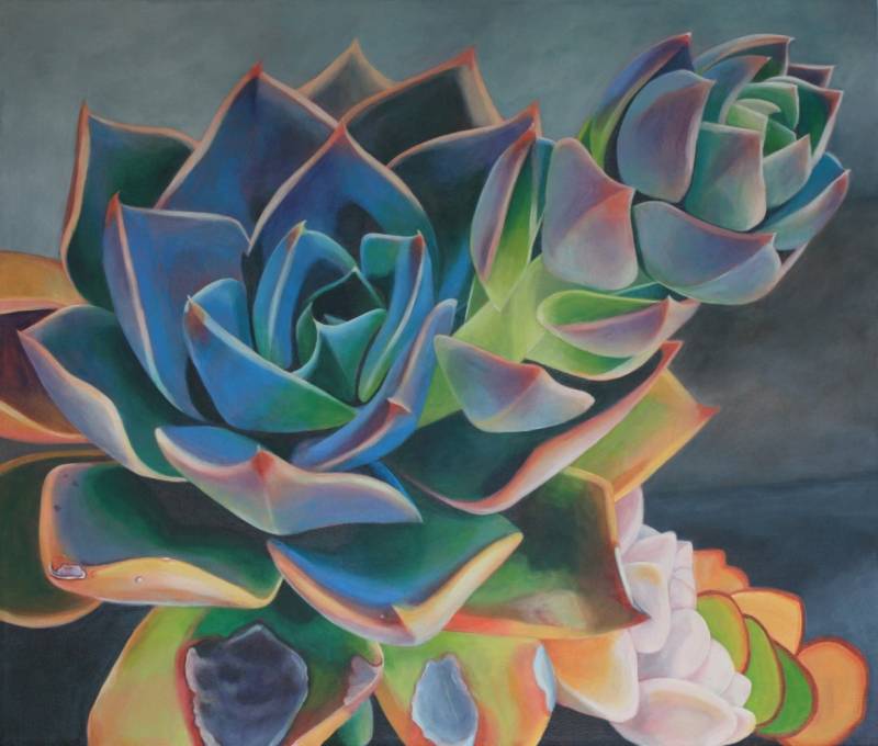 Esperanza-Tara-Emergence-22x26-acrylic-on-canvas-2025 by Tara Esperanza