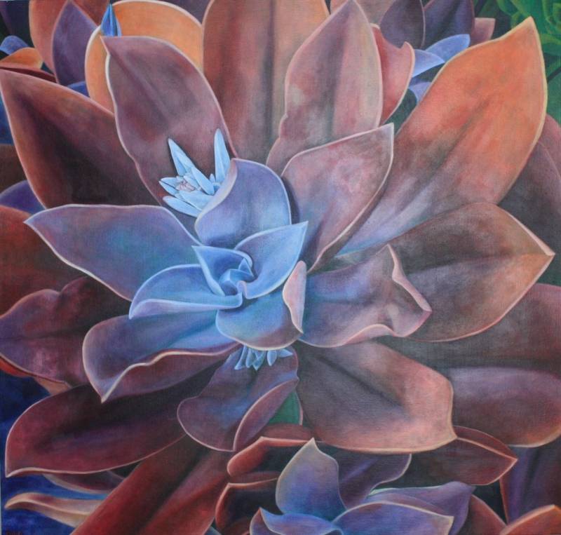 Esperanza_Tara_You_Warm_My_Heart_acrylic_on_canvas_44x42.JPG by Tara Esperanza
