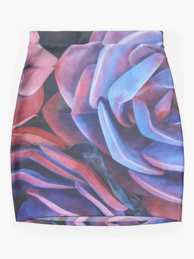 Everything's Coming Up Roses Mini Skirt Succulents by Tara Esperanza | $41.24