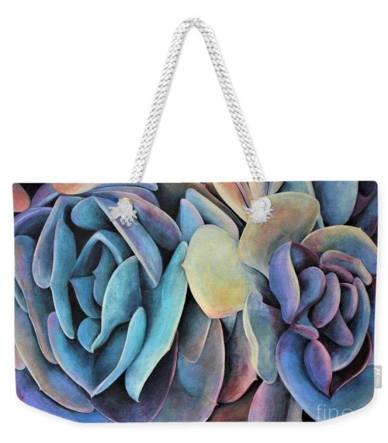 Echeveria Weekender Tote Bag Succulents by Tara Esperanza | $73.00